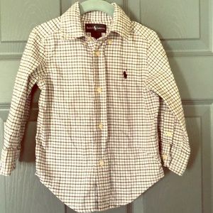 Ralph Lauren Button Down Shirt Boys 2/2T